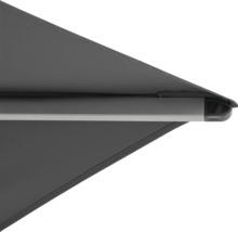 Detailansicht einer Markise mit Gestell