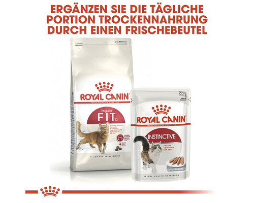 Royal Canin Trockenfutter und Frischebeutel für Katzen