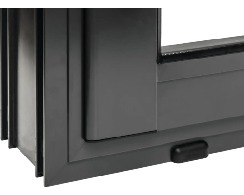 Detailansicht eines Schiebefensters