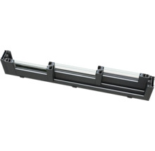 Querschnitt eines Fensterrahmens mit Verglasung