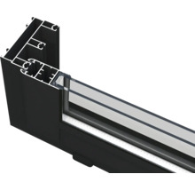 Profilansicht eines Fensters mit Mehrkammerprofil