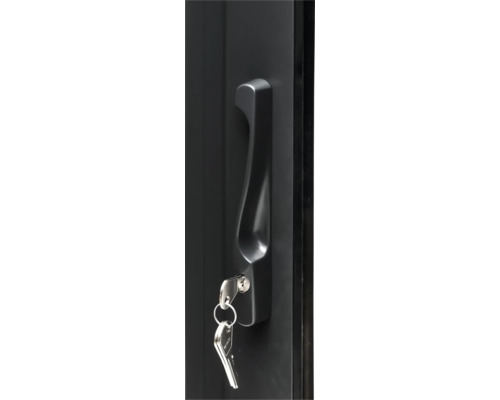 Türgriff einer Tür mit Schlüssel