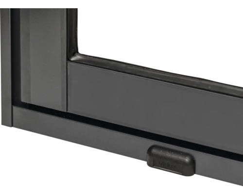 Detailansicht eines Fensters mit Fensterrahmen