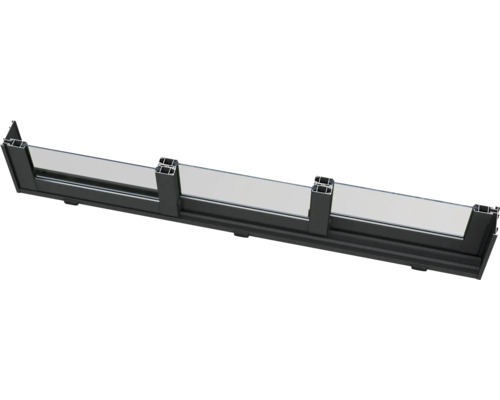 Fensterelement mit Aluminiumrahmen und Glasfüllung