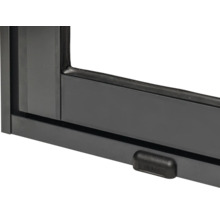 Detailansicht eines Fensters mit Rahmen