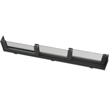 Balkongeländer aus Aluminium mit Glaseinsatz