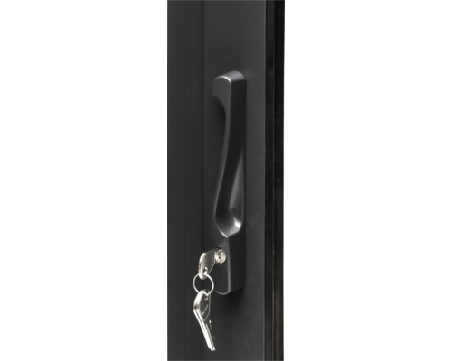 Griff mit Schlüssel für Fenster oder Tür