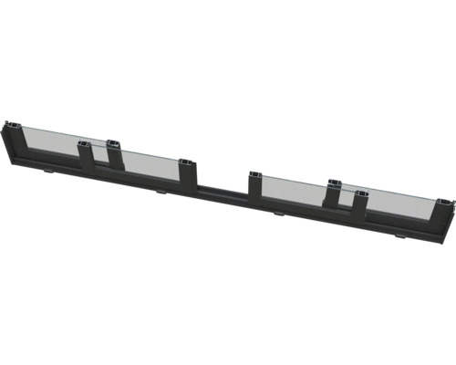 Balkongeländer aus Glas mit Aluminiumprofil