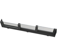 Querschnitt eines Aluminium Fensterrahmens mit Glas