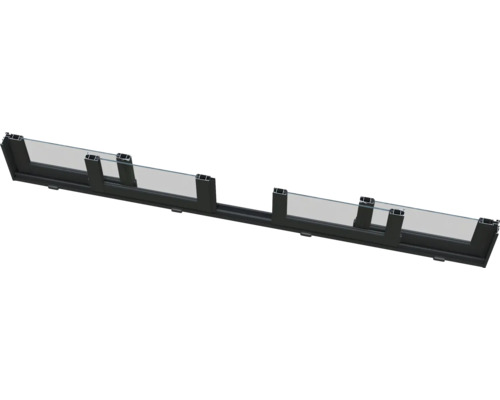 Glasgeländer-Bausatz mit Aluminiumprofil