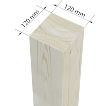 Holzbalken mit den Maßen 120 mm x 120 mm