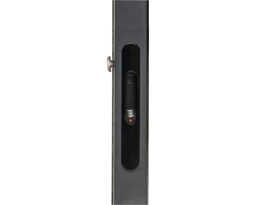 Fenstergriff aus Metall mit Verriegelung