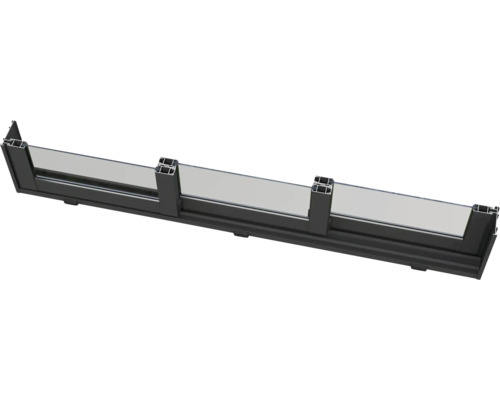 Balkongeländer aus Glas und Aluminium