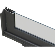 Detailansicht eines Fensters mit Rahmen