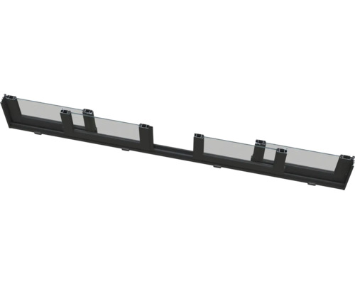 Balkongeländer aus Aluminium und Glas