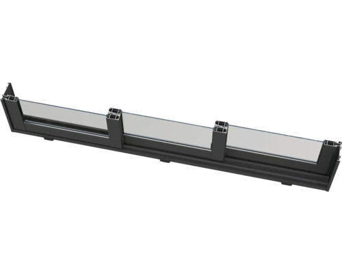 Balkongeländer aus Aluminium und Glas