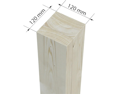 Holzbalken mit Maßen 120 mm