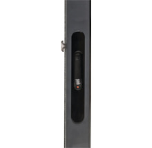 Fenstergriff aus Metall mit Verriegelungsmechanismus