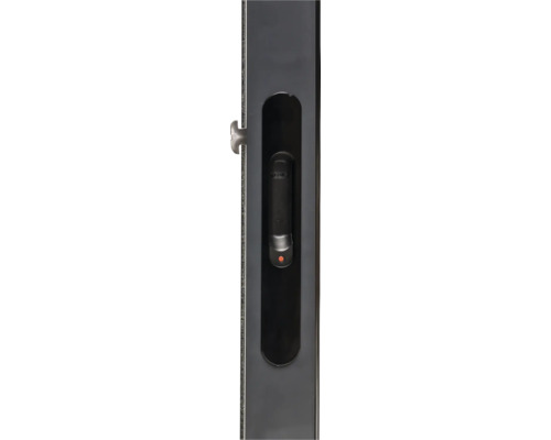 Fenstergriff aus Metall mit Verriegelungsmechanismus