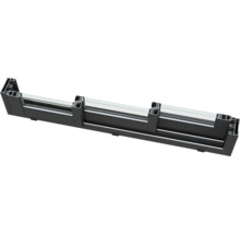 Querschnitt eines Aluminiumfensters mit Dreifachverglasung