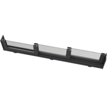 Fensterbank aus Aluminium mit Glas