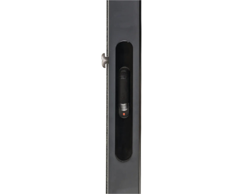 Fenstergriff aus Metall mit Verriegelungsmechanismus