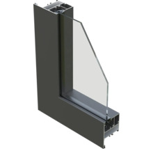 Fensterprofil mit Glas