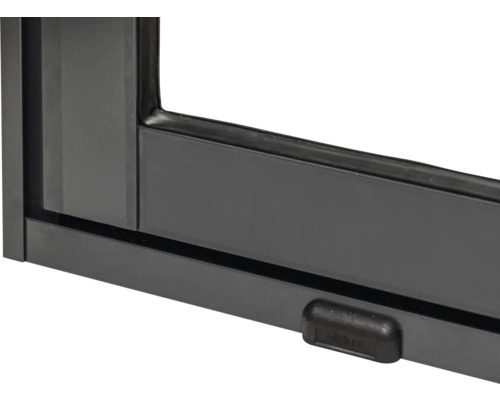 Detailansicht eines Fensters mit Fensterrahmen