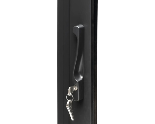 Türgriff mit Schlüssel im Schloss