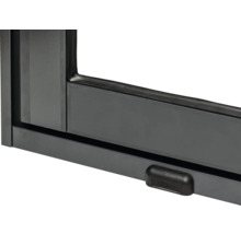 Detailansicht eines Fensters mit Fensterrahmen