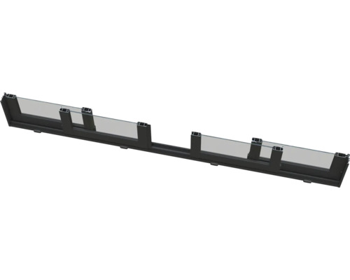 Glasgeländer mit Aluminiumprofil