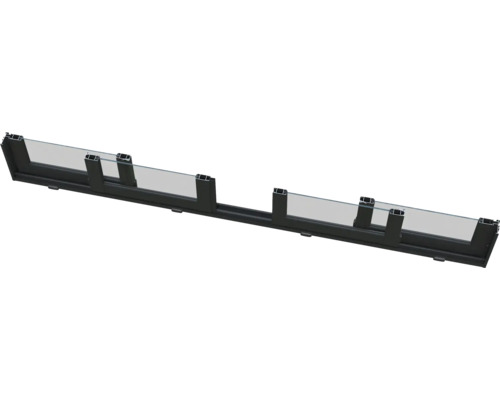 Balkongeländer aus Glas und Aluminium