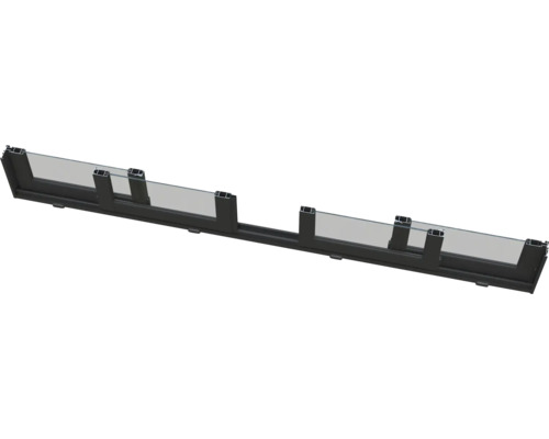 Balkongeländer aus Glas mit Aluminiumrahmen