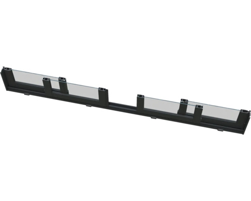 Glaszaun mit Aluminiumrahmen