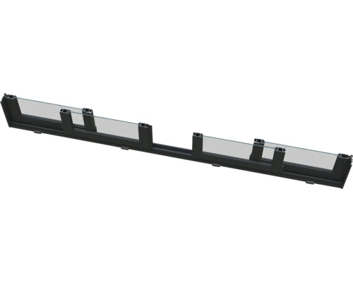 Glasgeländer mit Aluminiumprofil