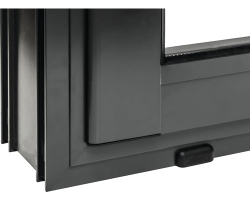 Detailansicht eines Schiebefensters