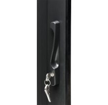 Haustür mit Schlüssel im Schloss