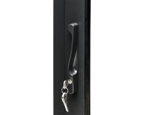 Haustür mit Schlüssel im Schloss