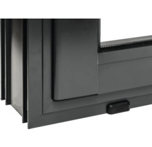 Detailansicht eines Schiebefensters