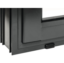 Detailansicht eines Kunststofffensters