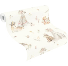 Tapetenrolle mit Waldtiermotiv