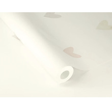 Tapetenrolle mit Herzmotiven