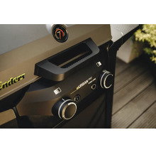 Nahaufnahme eines Enders Gasgrills mit Temperaturanzeige und Bedienelementen