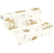 Tapetenrolle mit Waldtiermotiven