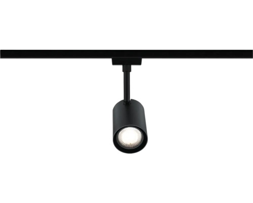 Schwarzer LED-Strahler für Schienensystem