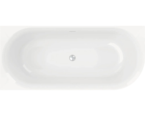 Freistehende Badewanne von oben