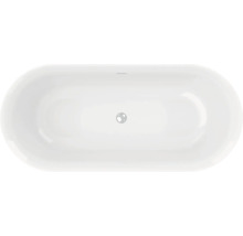 Freistehende Badewanne von oben