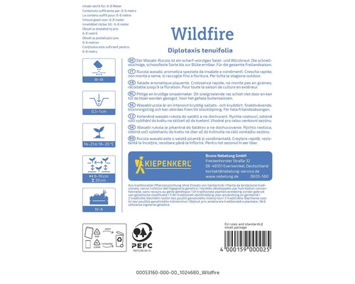 Wildfire Diplotaxis tenuifolia Produktinformationen und Anbaubedingungen