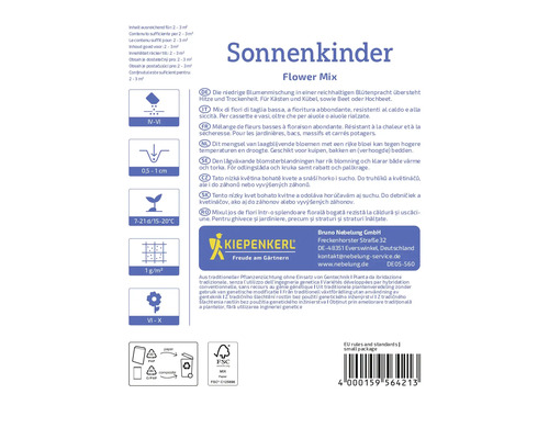 Sonnenkinder Flower Mix Verpackung