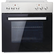 Backofen mit Bedienknöpfen und Glasfront